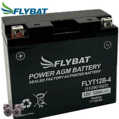 Battery For Bimota DB10 1100 E Bimotard Evo 13 FlyBat YT12B-BS AGM Enclosed - Image 1 of 3