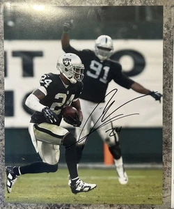 Autógrafo Charles Woodson 8x10 foto firmada Raiders Legend #24 Woodson Salón de la fama - Imagen 1 de 4