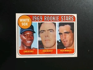 1969 Topps High #654 White Sox Rookies (May/Secrist/Morales) Free Shipping - Picture 1 of 2