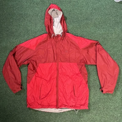 Nike ACG Jacket Mens Large Red FitStorm Outer Layer Hooded Windbreaker Rain Coat - Image 1 of 4