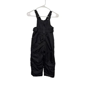 Snow Bib Overalls Cat & Jack Black 4T - Picture 1 of 4