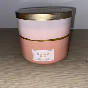 Bath & Body Works White Barn Champagne Toast Large Scented 3 Wick Candles 14.5 - Picture 1 of 4