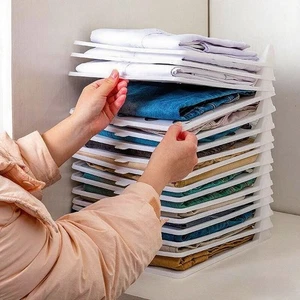 5-Pack Plastic Shelf Dividers - Closet & Wardrobe Organizers for Partitioning - Picture 1 of 12
