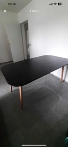 Schwarzer Tisch Esstisch Scandinavian Styl - Bild 1 von 5