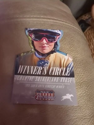 Chantal Sutherland Kruse 2015 Panini Americana Winner's Circle #1 Jockey - Image 1 of 2