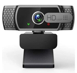 YIMONA Webcam for PC with Microphone - 1080P FHD Webcam RRP £40 - Afbeelding 1 van 5