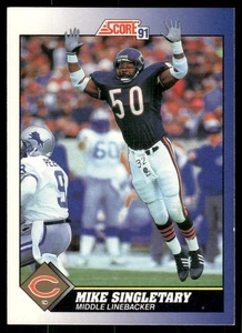 1991 Score #6 Mike Singletary Chicago Bears Football Card - Picture 1 of 2