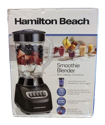 Hamilton Beach 50180FJ 48-Ounce Smoothie Blender - Black - NEW IN BOX! - Image 1 of 4