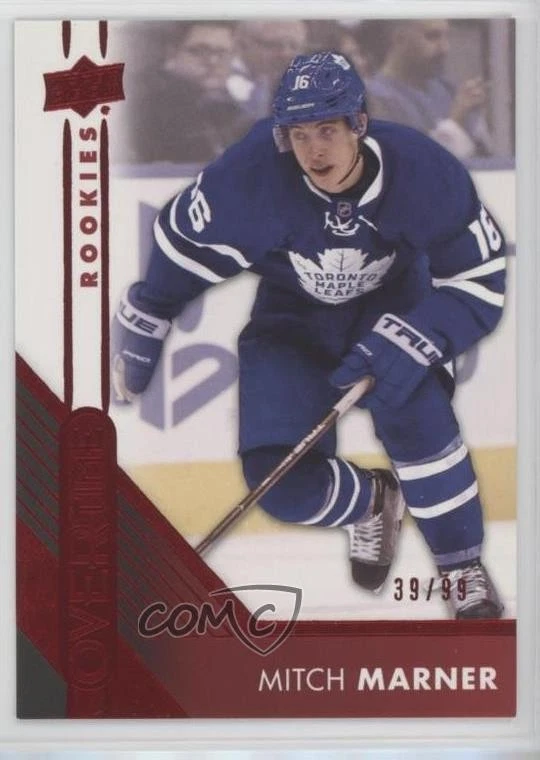 2016-17 Upper Deck Overtime Rookies Red Foil /99 Mitch Marner #175 Rookie RC - Image 1 of 2
