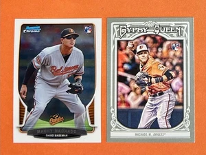 MANNY MACHADO (RC) 2013 Bowman CHROME #205 e 2013 Topps Gypsy Queen #85 - Foto 1 di 2