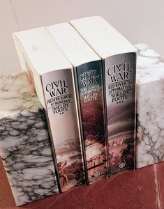 The Civil War A Narrative, Trilogy Paperback Book Set by Shelby Foote - Picture 1 of 15