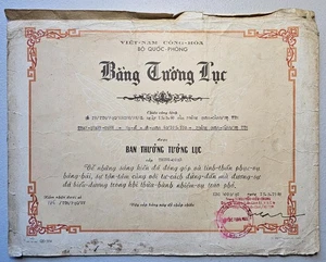 South Vietnam DOD Military Certificate 1969, KBC 4002/QC - Picture 1 of 2