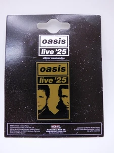 Oasis - Live '25 - Gold Logo Pin Badge - Picture 1 of 4