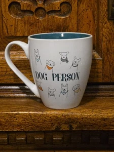 Hund Person großer Kaffee Tee Kakao Becher Multidogs weiß grün - Bild 1 von 6