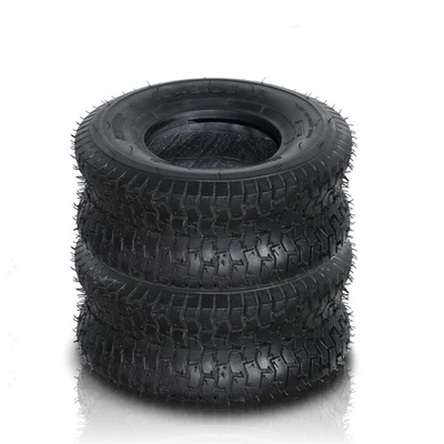 Set of Two 13x5.00-6 Lawn Mower Tractor Turf Tires 4 Ply 13x5-6 Tubeless - Image 1 of 4