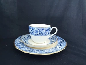 Antique Spode Copeland R6367 Blue Floral - Teacup, Saucer and Teaplate Trio Set. - Picture 1 of 15