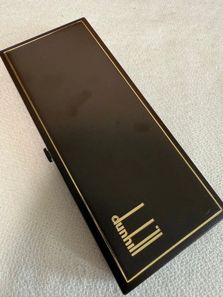 PLUMA ESTILOGRÁFICA DUNHILL PLATA ESTERLINA CON PLUMÍN MEDIANO - HECHA EN JAPÓN RARA  Foto 1 de 4