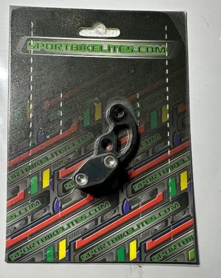 Honda Grom MSX125 Billet Front Brake Line Clamp, BLACK, Fits 2014-2023 - Image 1 of 3