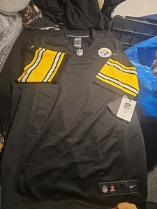 Nike NFL ON-FIELD Pittsburgh Steelers leeres Trikot schwarz Herren Medium brandneu - Bild 1 von 6