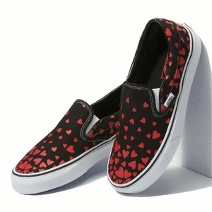 Vans Classic Slip-On 'Valentine's Hearts' VN0A33TB45L Size 7 NEW FAST SHIPPING! - Picture 1 of 5