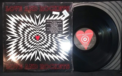 Vintage alternative rock lp LOVE & ROCKETS s/t Beggars Banquet 1989 shrink hype - Image 1 of 4