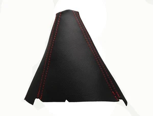 HONDA CIVIC VI (1995-2001) Soufflet Levier De Vitesse 100% Cuir - Couture Rouge - Photo 1/1