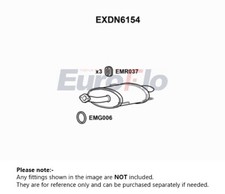 Exhaust Back / Rear Box fits NISSAN CUBE Z12 1.6 2009 on HR16DE EuroFlo Quality