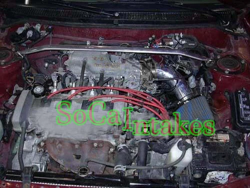 Black Blue Air intake system Kit & Filter For 1992-1999 Toyota Paseo 1.5L 4CYL - Image 1 of 1