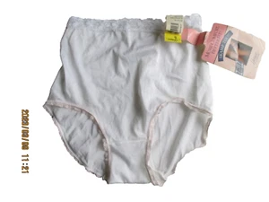 VTG Henson Sheer Panties Silky Shiny Nylon Gusset w/Lace Size 6 Granny Panty - Picture 1 of 4