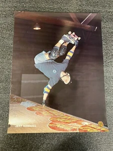 Santa Cruz Original 80s Skateboard Poster Jeff Kendall - Picture 1 of 4