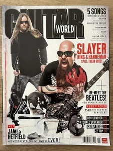 Guitar World Magazin Nov 2009 - Slayer King & Hanneman - Rush - Killswitch - Bild 1 von 2