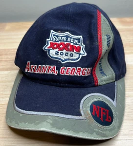 Vintage PUMA Super Bowl 2000 Baseball Cap Mens Blue Strapback Hat Titans NFL - Picture 1 of 12