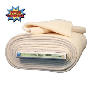 80/20 Quilting Batting 96" X 9 Yards By The Bolt Machine Washable NEW - Picture 1 of 5