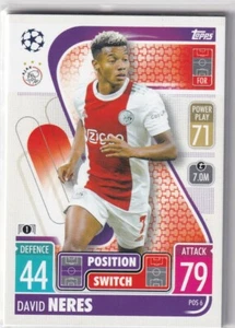 Topps Match Attax Champions League Extra 21/22 POS 6 David Neres - Picture 1 of 1
