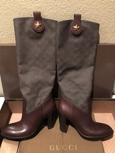 Las mejores ofertas en Gucci Canvas High (3-3.9 pulgadas) altura del tacón  botas para mujeres | eBay