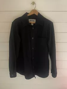 STORMY KROMER Wool Shacket Shirt Jack Men’s Sz SMALL Black Made in USA 🎁 - Picture 1 of 9