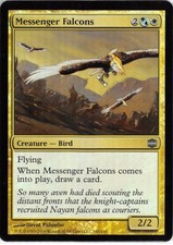 Messenger Falcons *FOIL Uncommon* Magic MtG x1 Alara Reborn SP