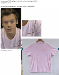 Harry Styles - 2020 ARIA Awards Acceptance Speech Personal T-Shirt - Bild 1 von 9