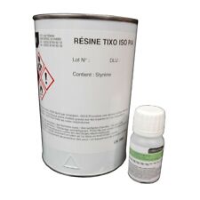 1 kg Résine polyester  ISO avec 20 ml Catalyseur