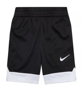 NWT NIKE BOYS BLACK & WHITE ICON SHORTS SIZE 4 ~ XS ~FITS 3-4 YEARS ~MSRP $24.00 - Picture 1 of 10