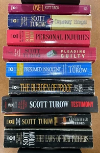 Scott Turow PB Lot of 9 Personal Injuries, Presumed Innocent, Testimony, et al - Picture 1 of 5