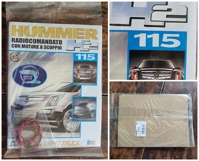 Fascicolo HUMMER H2 1:8 modello radiocomandato  HOBBY&WORK n115 auto fuoristrada - Immagine 1 di 4