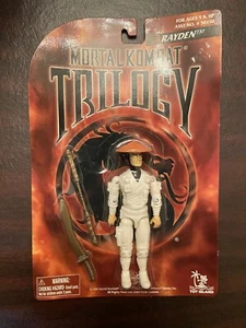 Mortal Kombat Trilogy Rayden Action Figure Toy Island 1996 Sealed - Picture 1 of 3
