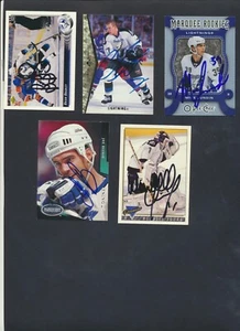 Tampa Bay Lightning Autographed Signed NHL Hockey Cards Lot of 5 Bradley Gratton - Picture 1 of 1