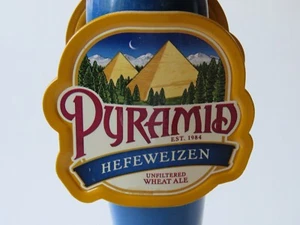 BEER Tap Handle ~ PYRAMID Brewery Hefeweizen ~ Portland, Seattle ** Opened 1984 - Picture 1 of 10