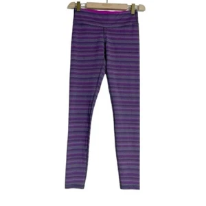 Ivivva 14 Girls Leggings Pants Purple Athletic - Picture 1 of 6