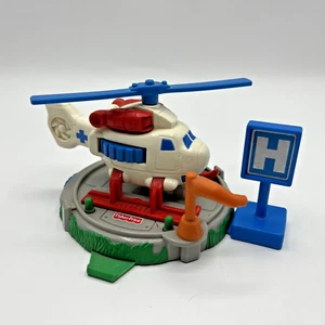 Fisher Price GeoTrax Whirly Bird Rescue Helicopter Set Train Track Accessory - Picture 1 of 10