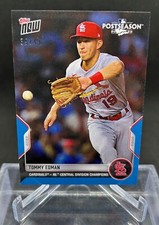 Tommy Edman 2022 Topps Now Cardinals Postseason BLUE #d 39/49 Online Exclusive