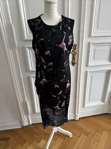 AllSaints Kleid, Nora Fabia Midikleid gefüttert, gemustert Gr. L - Bild 1 von 8