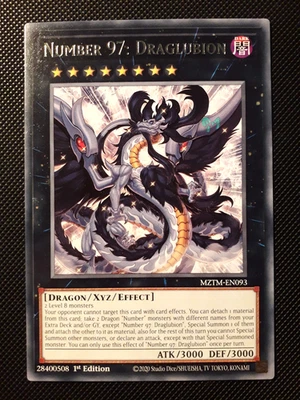 Yu-Gi-Oh! Number 97: Draglubion, MZTM-EN093, Rare, 1. Edition, Englisch, NM - Bild 1 von 2